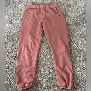 aerie offline pink joggers